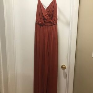Chiffon A Line bridesmaid dress